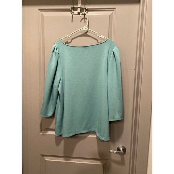 Worthington 1X jade green sweater β new with tags! - Picture 5 of 6